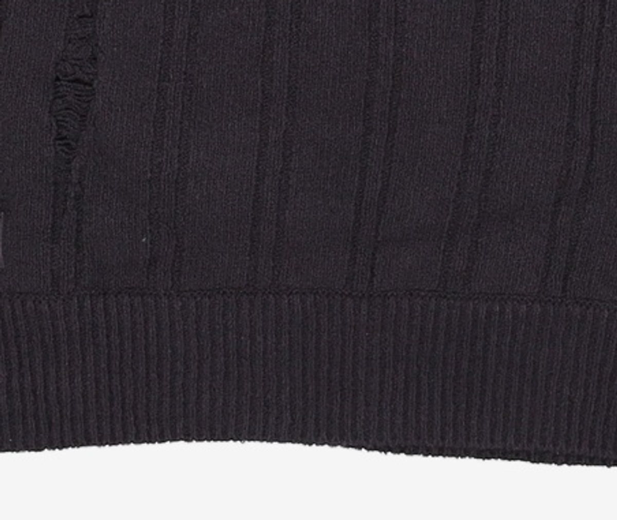 엠엠지엘(MMGL) DISTRESSED SWEATER (BLACK) 2