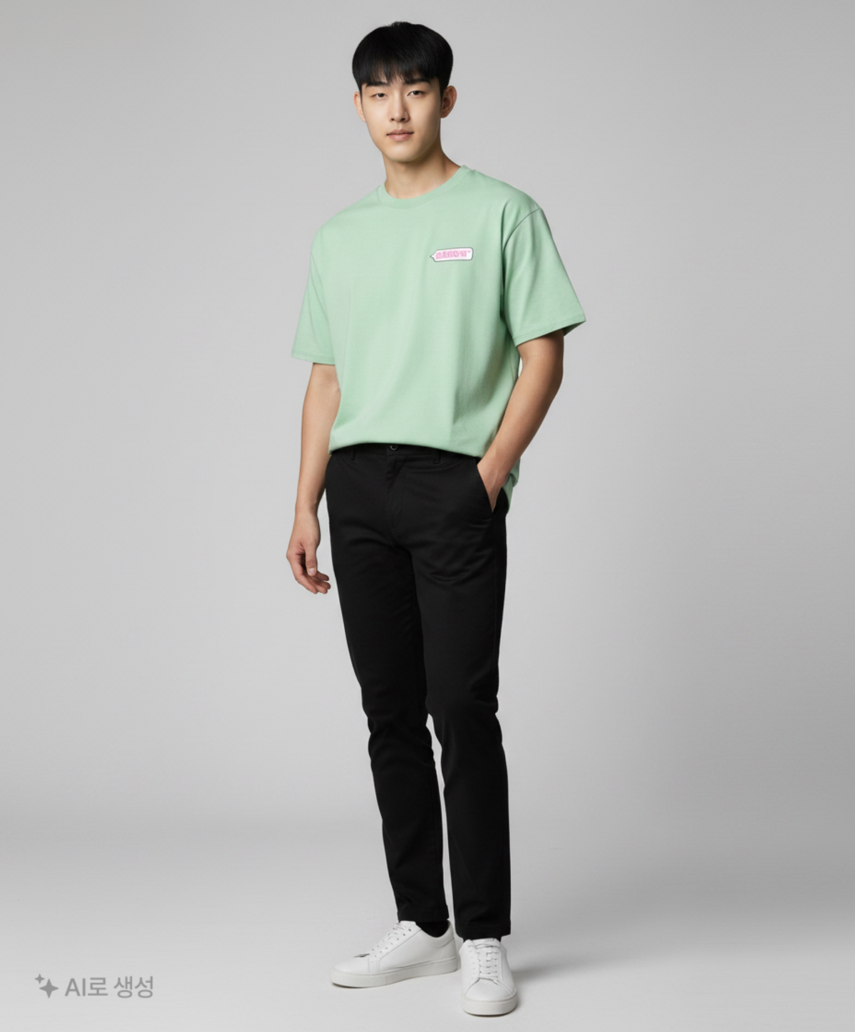 바 론(ba ron) 반소매 티셔츠 F