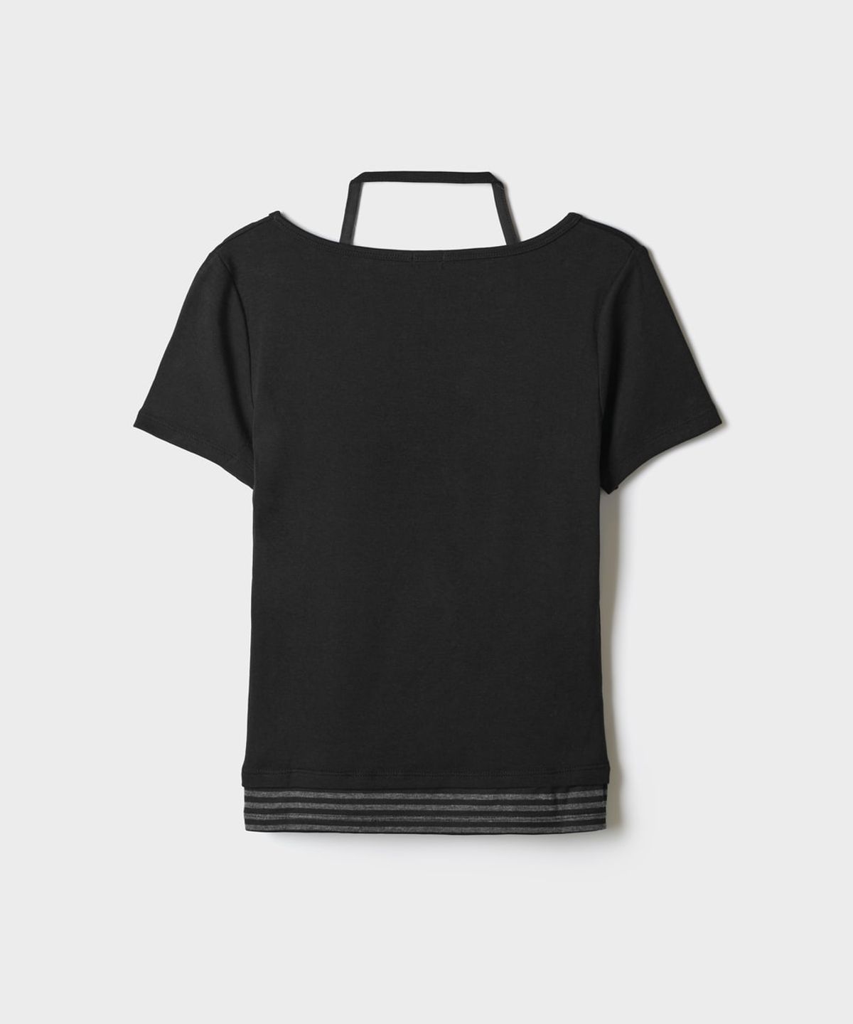 스파오(SPAO) 스트라이프 레이어드 반팔티 (RE)_SPRWG37G32