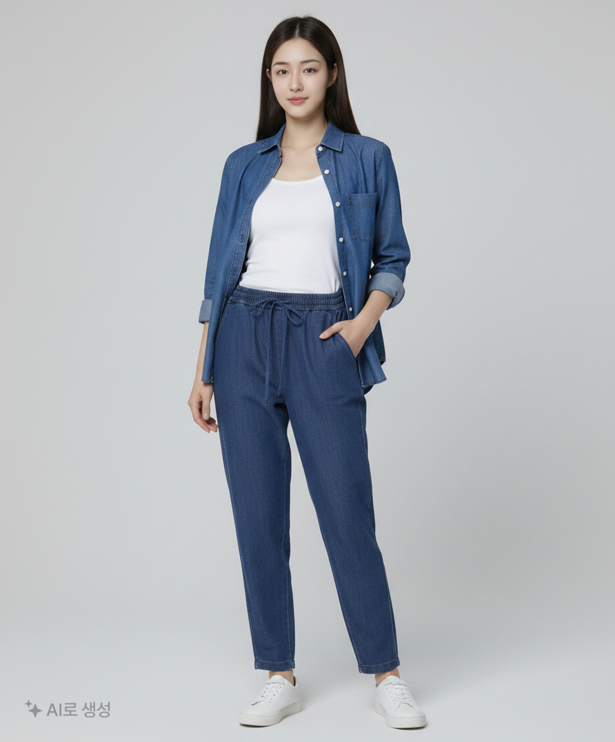 유니클로(UNIQLO) 청/데님 팬츠 S