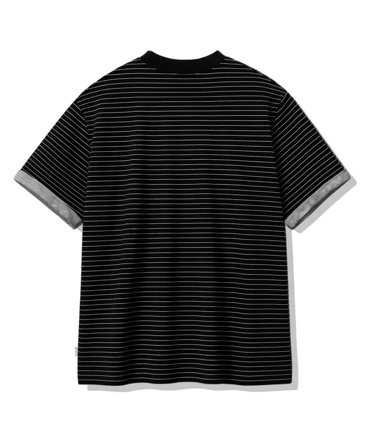 필루미네이트(FILLUMINATE) 데일리 롤업 레이어드 ST 크롭 티셔츠-3Color