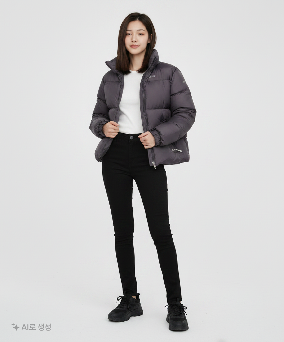 오프닝프로젝트(OPENING PROJECT) Identity Down Jacket - Black S
