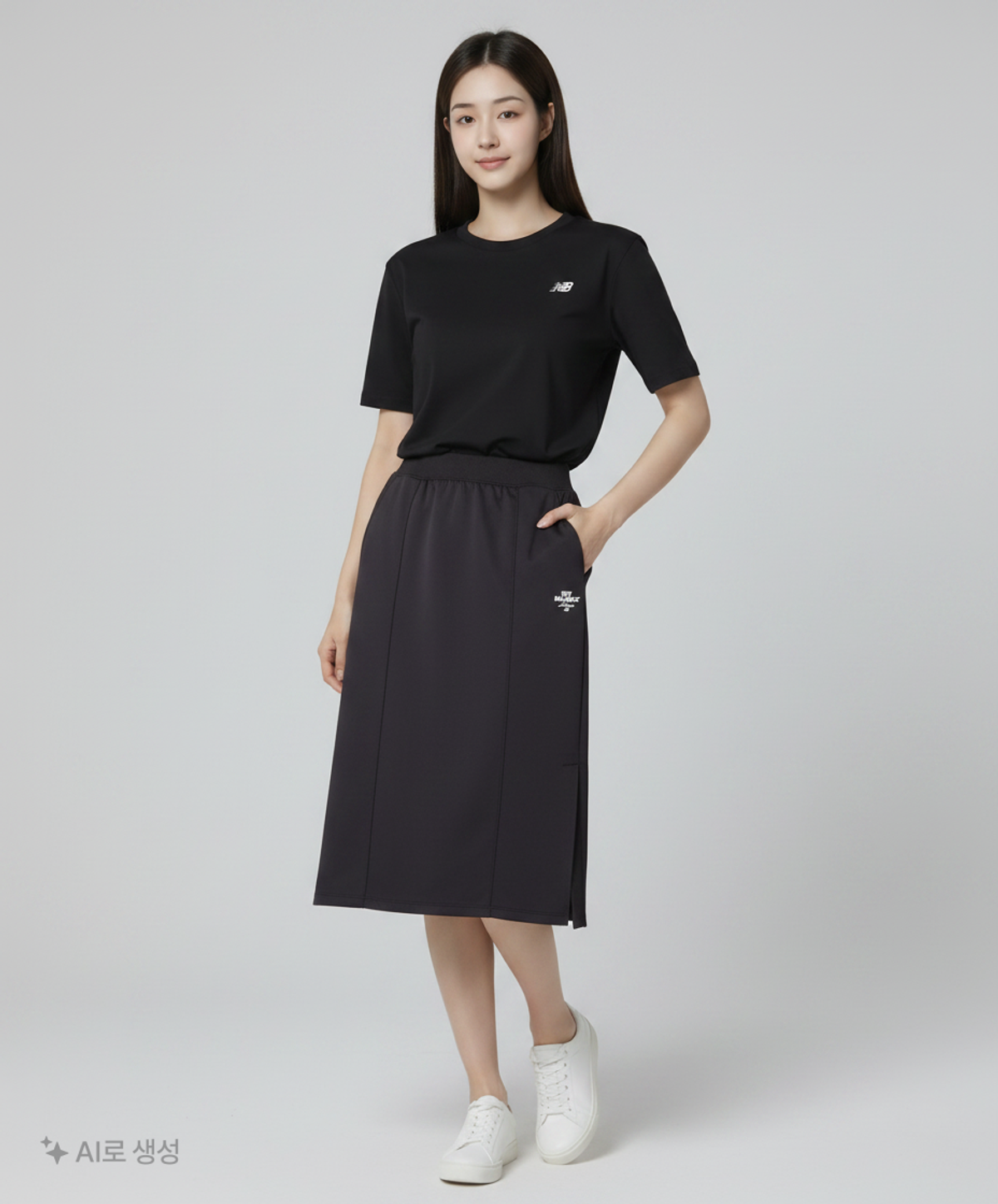 뉴발란스(NEW BALANCE) 롱스커트 S
