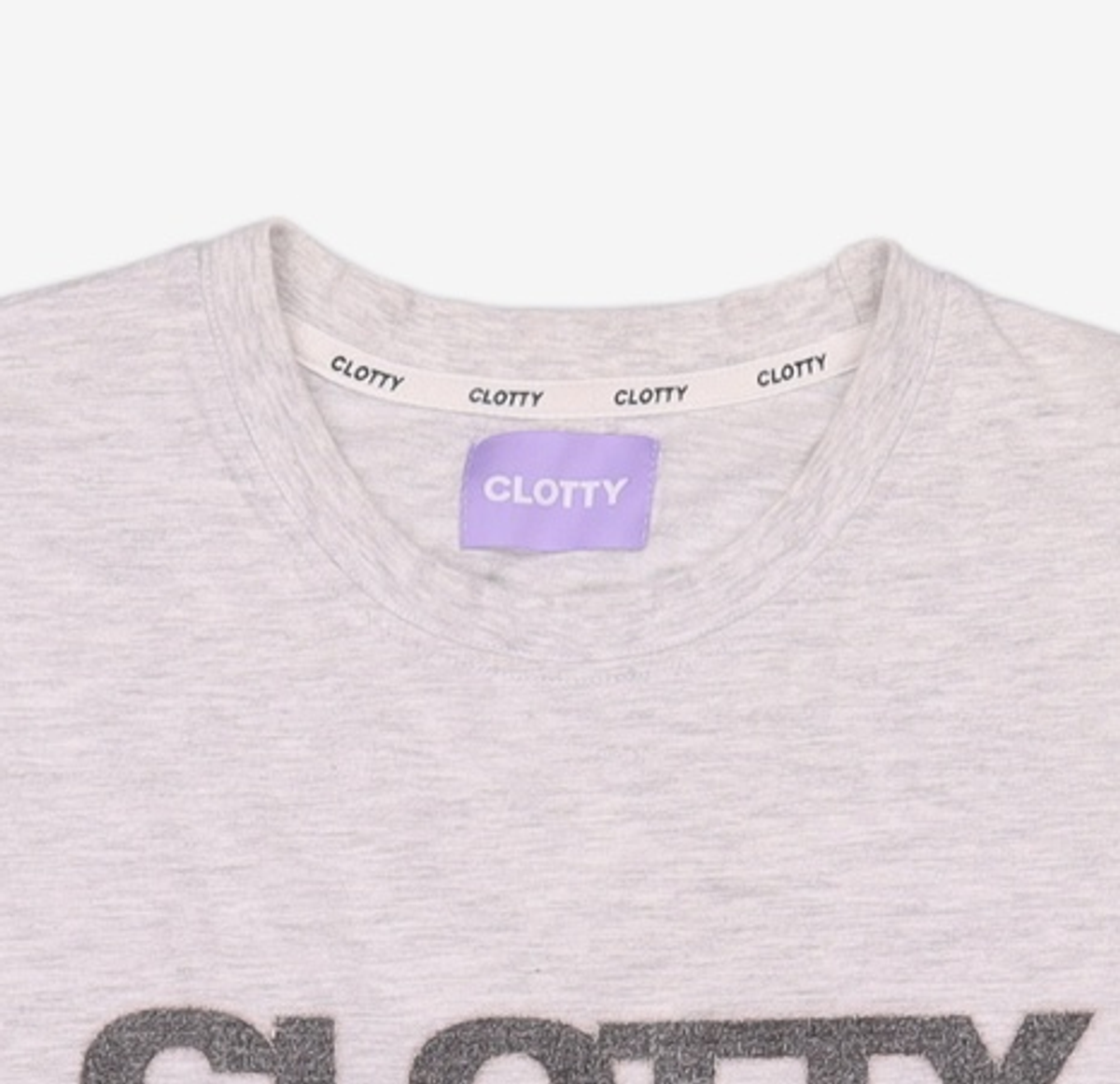 클로티(CLOTTY) BUDDY BEAR GRAPHIC T-SHIRT LIGHT GREY(CY2CMFT518A) FREE