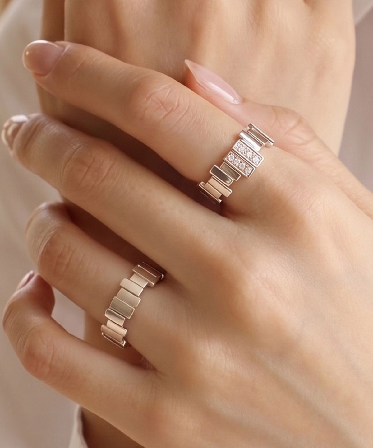 엘렌쥬얼리(HELENE JEWELRY) 실버 Silver 925 잉기스온 커플 링 은 반지