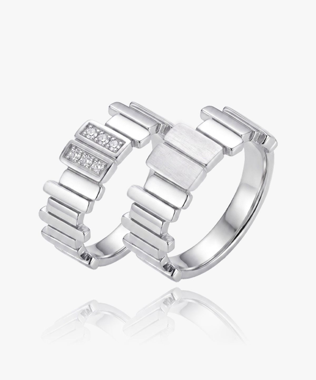 엘렌쥬얼리(HELENE JEWELRY) 실버 Silver 925 잉기스온 커플 링 은 반지