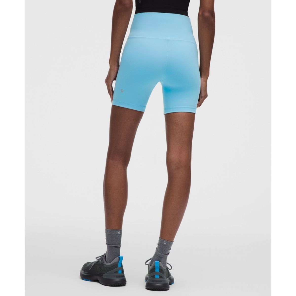 룰루레몬(LULULEMON) 원더 트레인 노라인 하이라이즈 쇼츠 6inch  SEAF