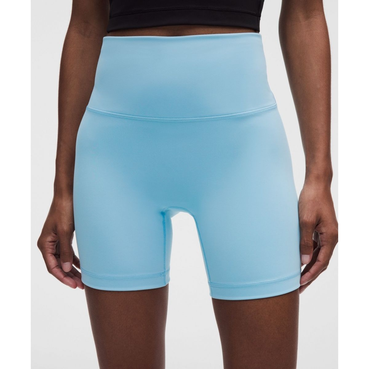 룰루레몬(LULULEMON) 원더 트레인 노라인 하이라이즈 쇼츠 6inch  SEAF