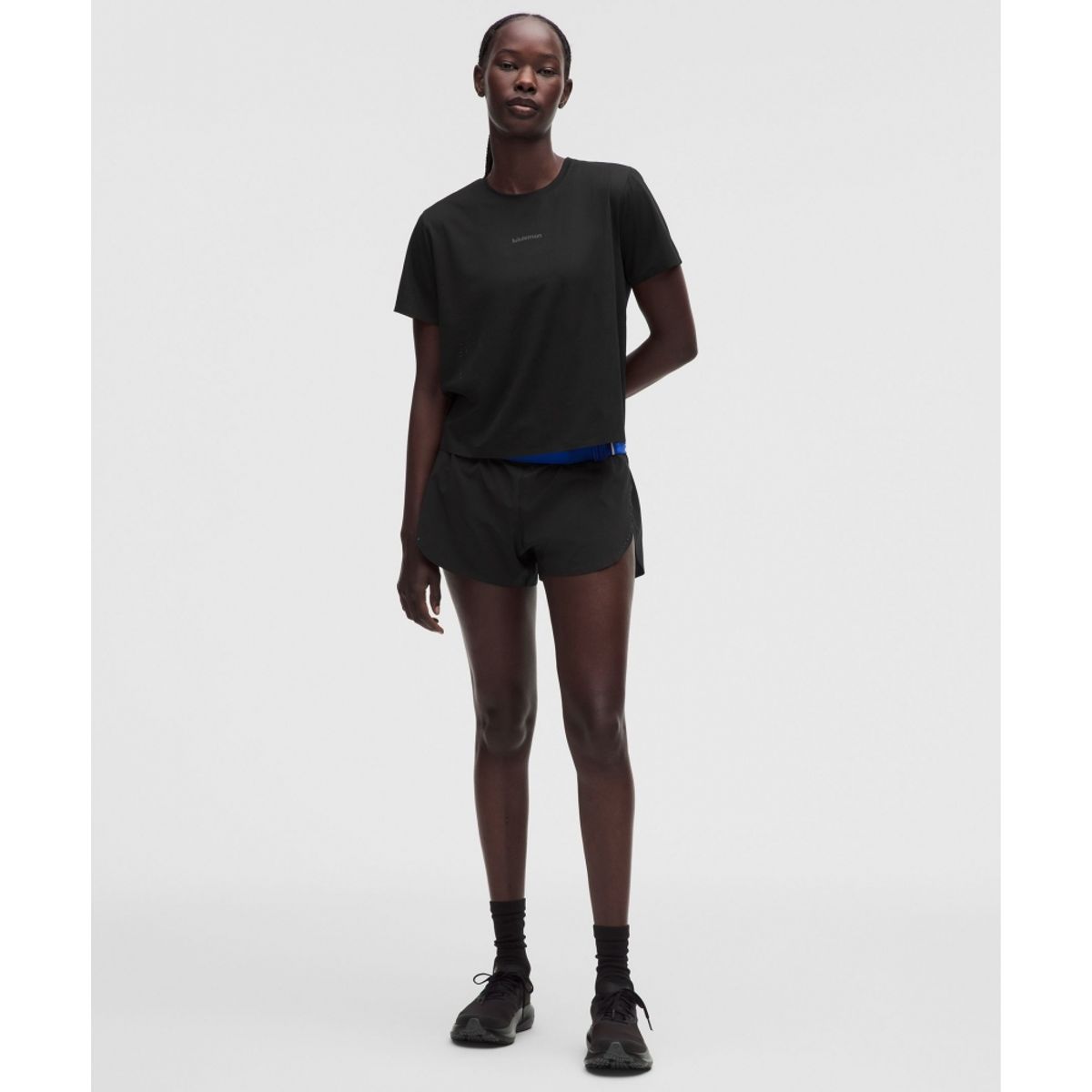 룰루레몬(LULULEMON) 우먼스 패스트 앤 프리 숏슬리브 셔츠  BLK