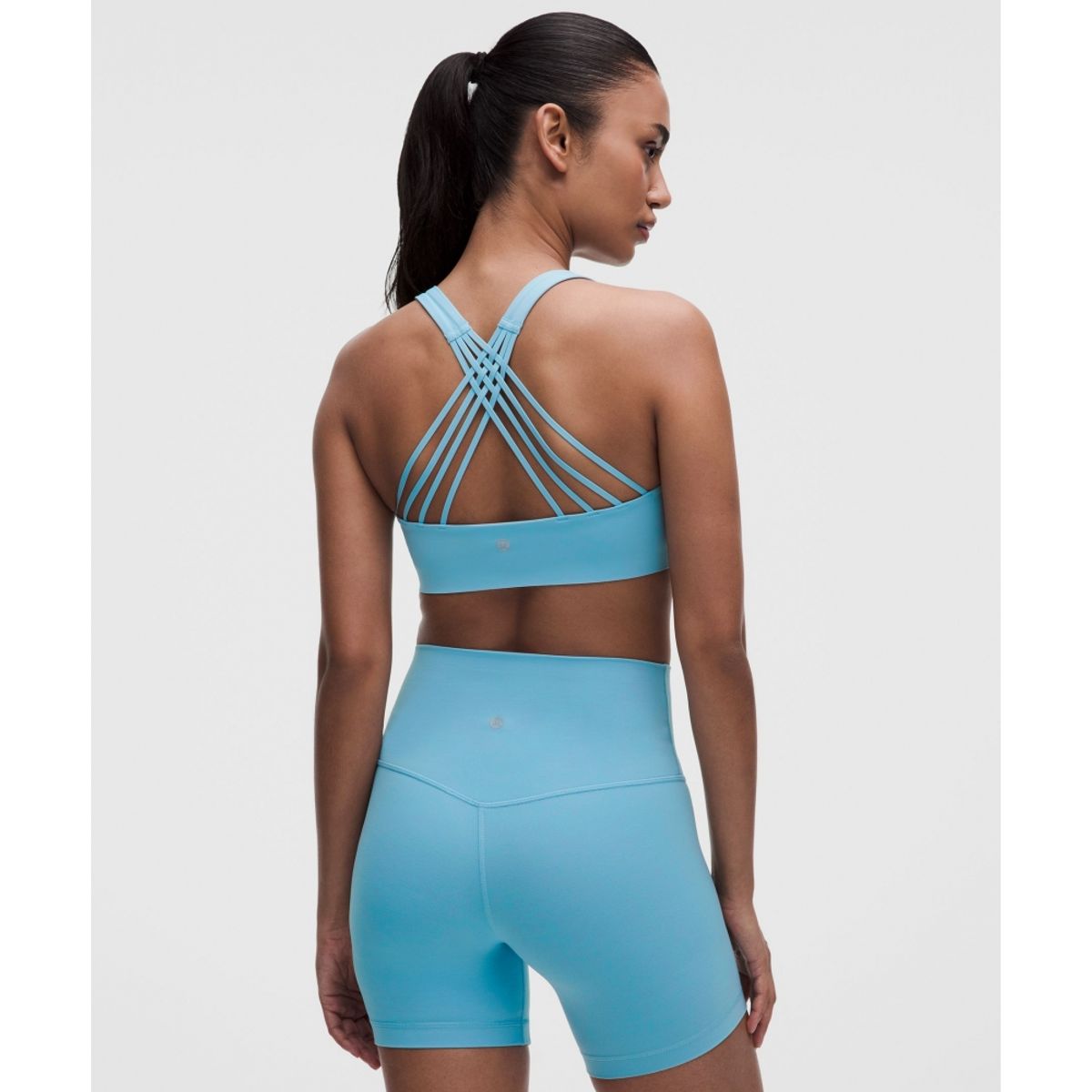 룰루레몬(LULULEMON) 플렉시플렉스 스트래피 요가 브라 *라이트 서포트, A C컵  SEAF