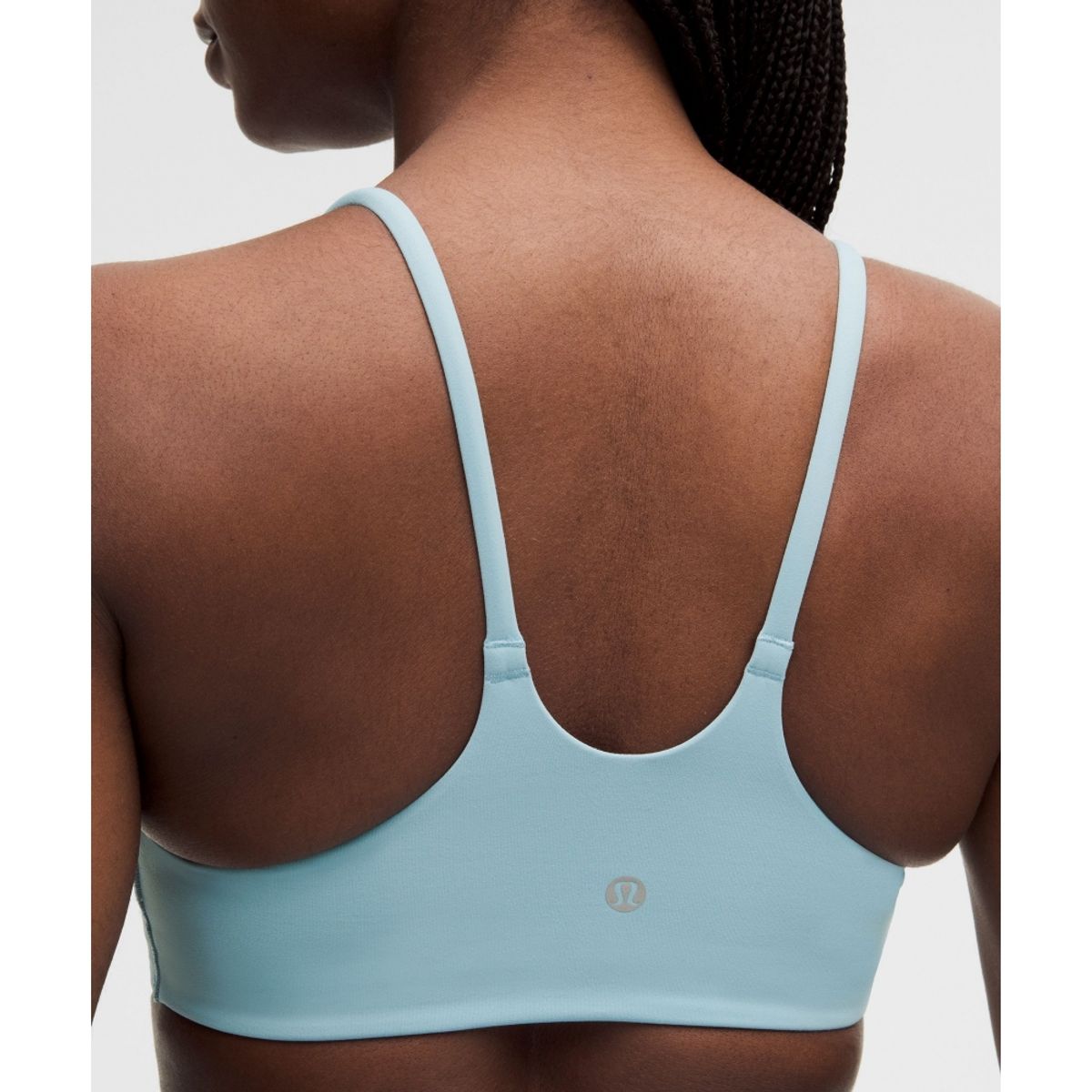 룰루레몬(LULULEMON) 원더 트레인 스트래피 레이서 브라 *라이트 서포트, C D컵  SEAF