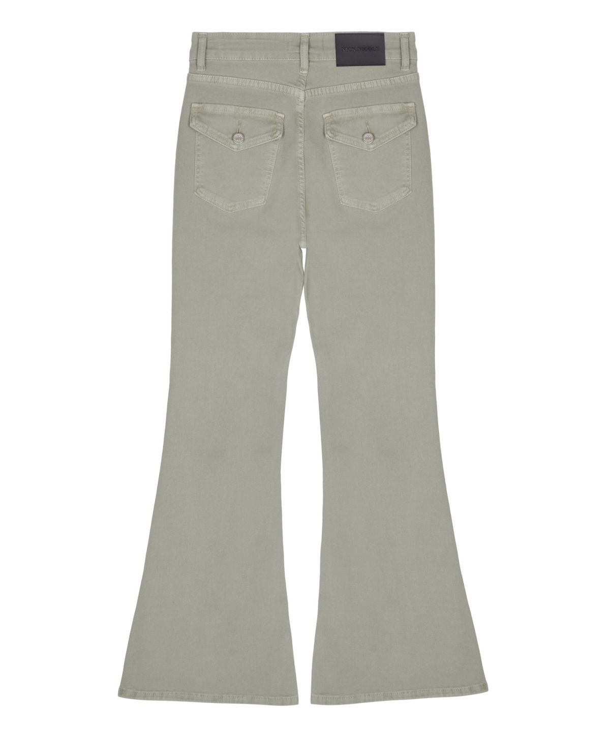 닉앤니콜(NICK&NICOLE) VINTAGE WASH BOOTCUT DENIM PANTS_KHAKI