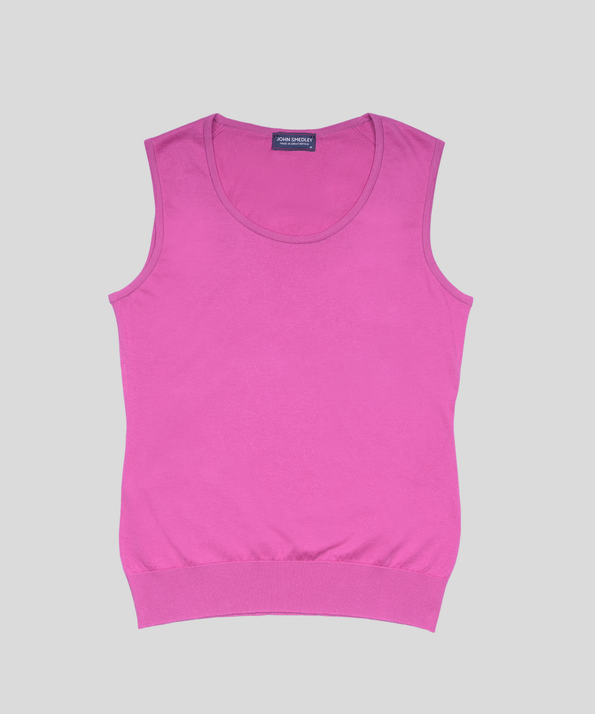 존 스메들리(JOHN SMEDLEY) SAIL Classic Round-Neck Sleeveless Sea Island Cotton Knit Heritage 7 Colors