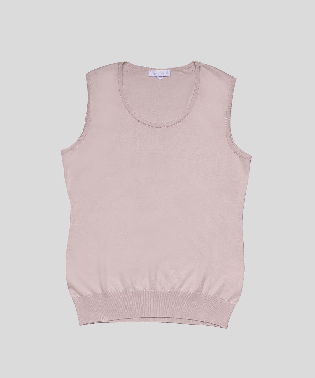 존 스메들리(JOHN SMEDLEY) SAIL Classic Round-Neck Sleeveless Sea Island Cotton Knit Heritage 7 Colors
