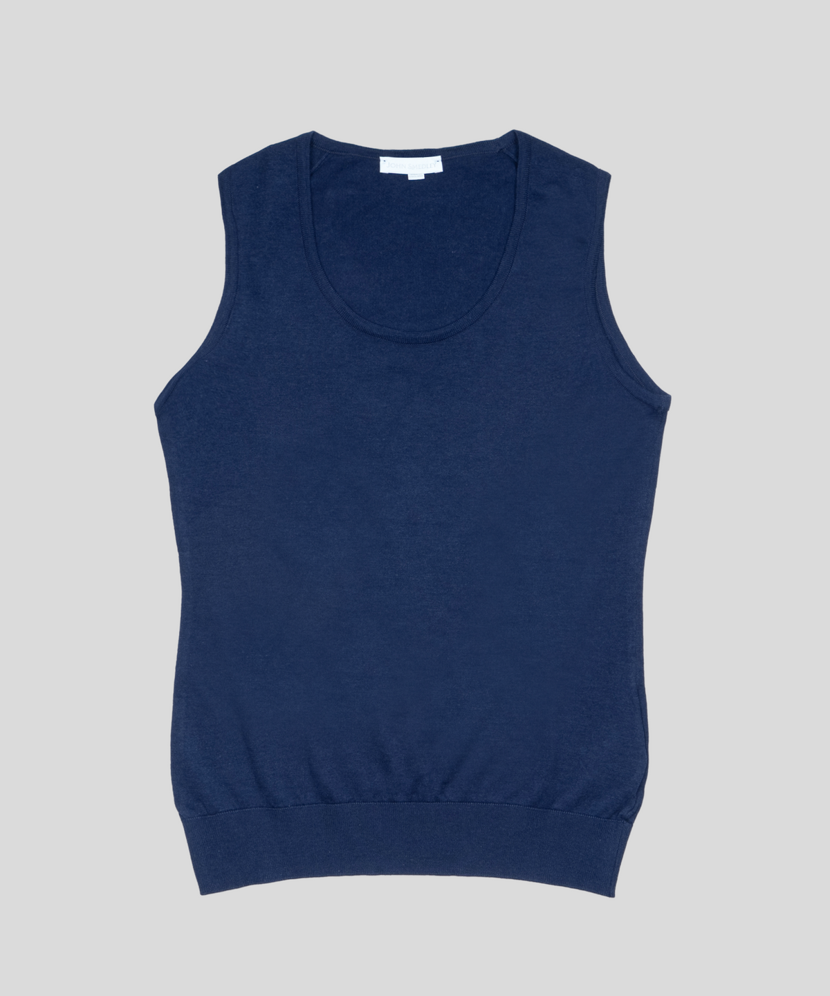 존 스메들리(JOHN SMEDLEY) SAIL Classic Round-Neck Sleeveless Sea Island Cotton Knit Heritage 7 Colors