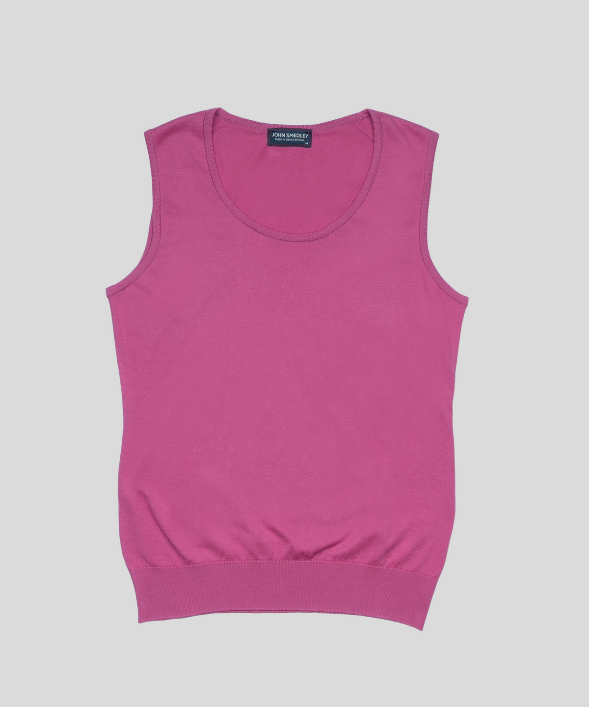존 스메들리(JOHN SMEDLEY) SAIL Classic Round-Neck Sleeveless Sea Island Cotton Knit Heritage 7 Colors
