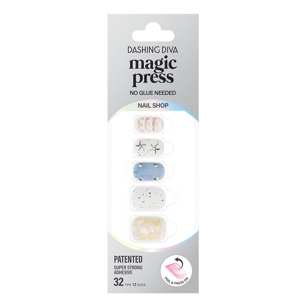 데싱디바(DASINGDIVA) 매직프레스 토브 (레귤러 라운드) 네일팁