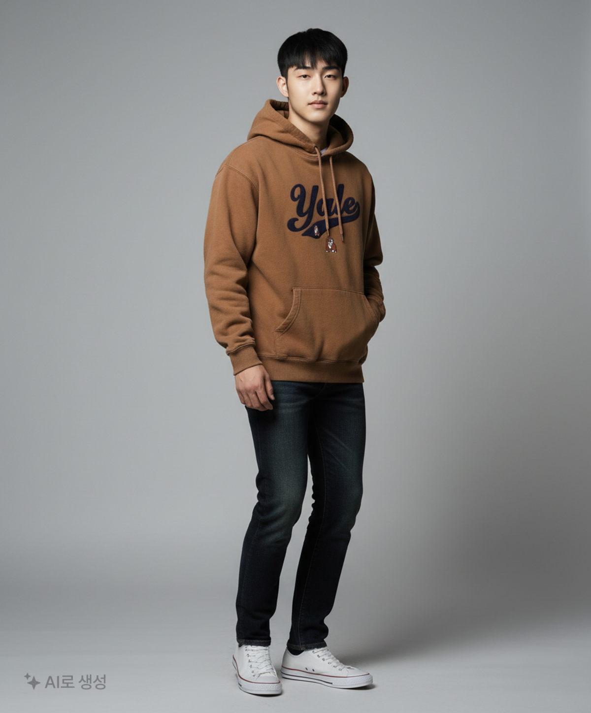예일(YALE) 후드 티셔츠 XL
