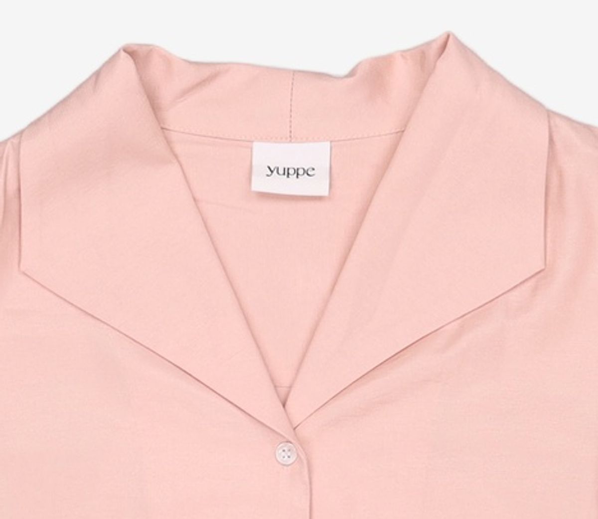 엽페(YUPPE) COLOR TIE SHIRT_NAVY FREE