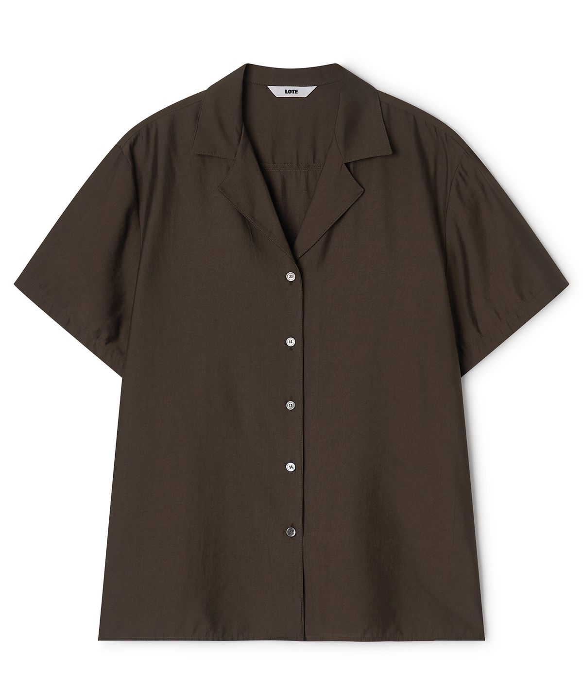 로트(LOTE) Fluid Open Collar Shirt_2 Color