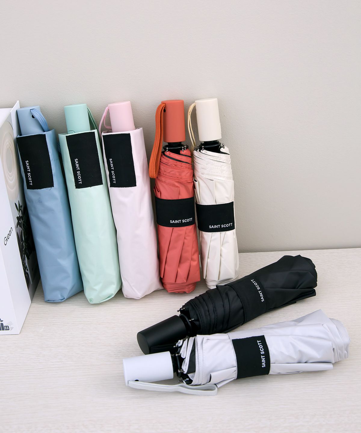 세인트스코트 우산(SAINT SCOTT UMBRELLA) 3단 브리즈 암막 전자동 양우산 - 7COLOR