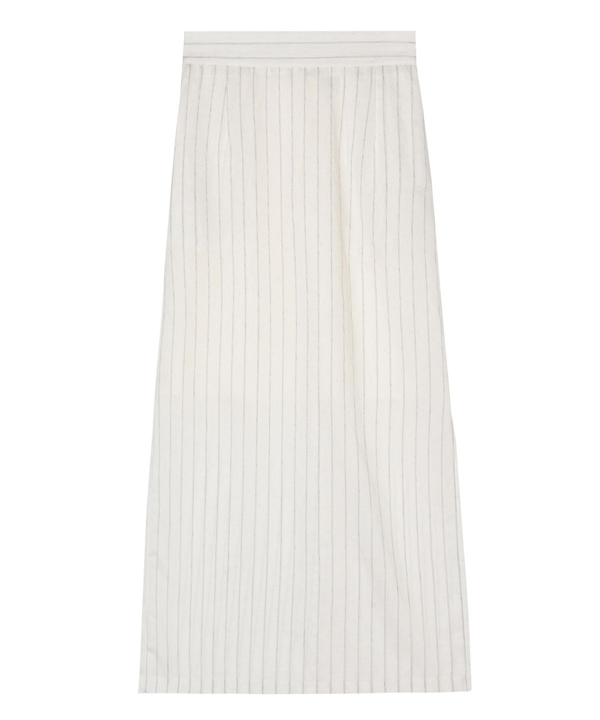 닉앤니콜(NICK&NICOLE) LINEN STRIPE LONG SKIRT_IVORY