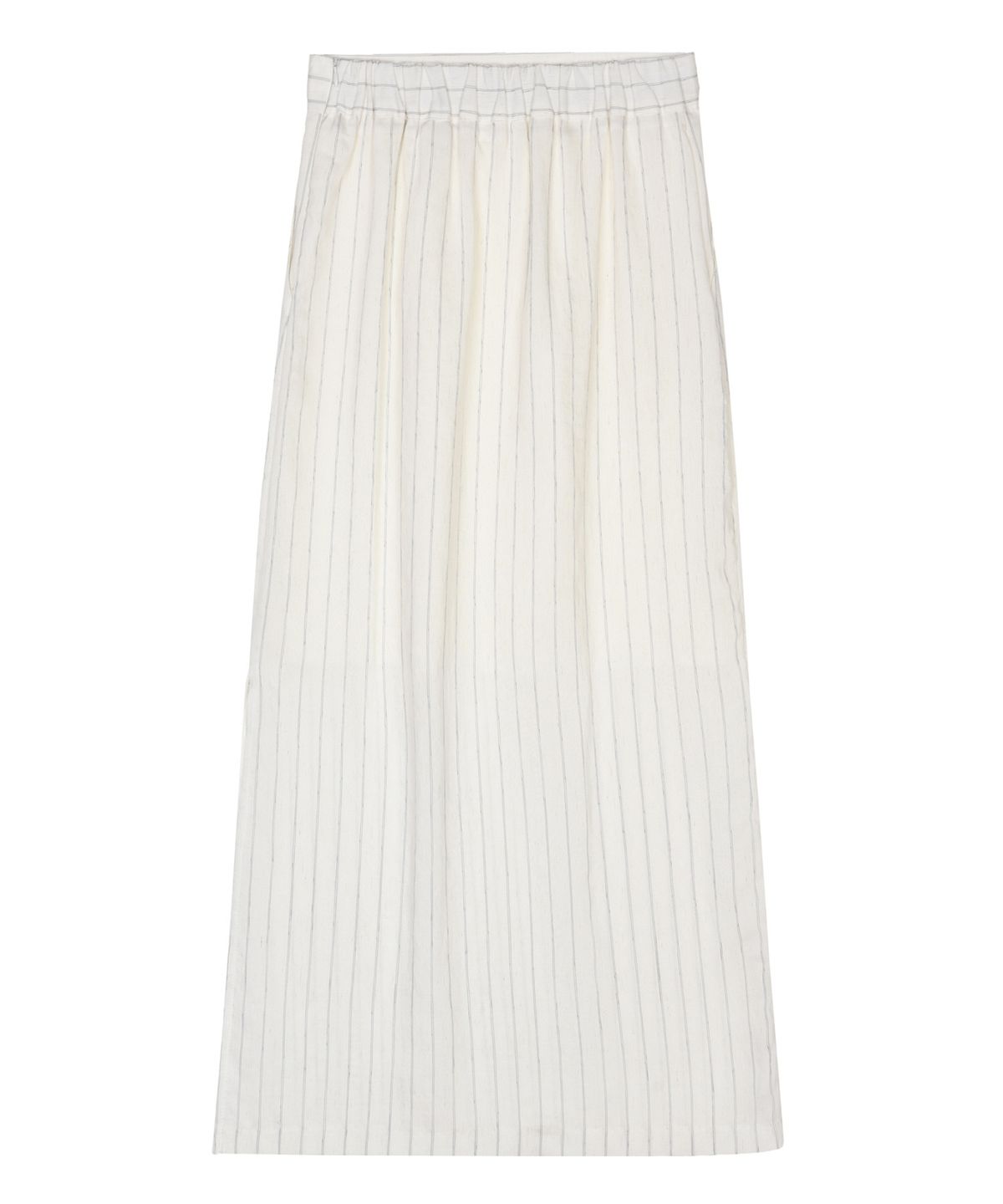 닉앤니콜(NICK&NICOLE) LINEN STRIPE LONG SKIRT_IVORY