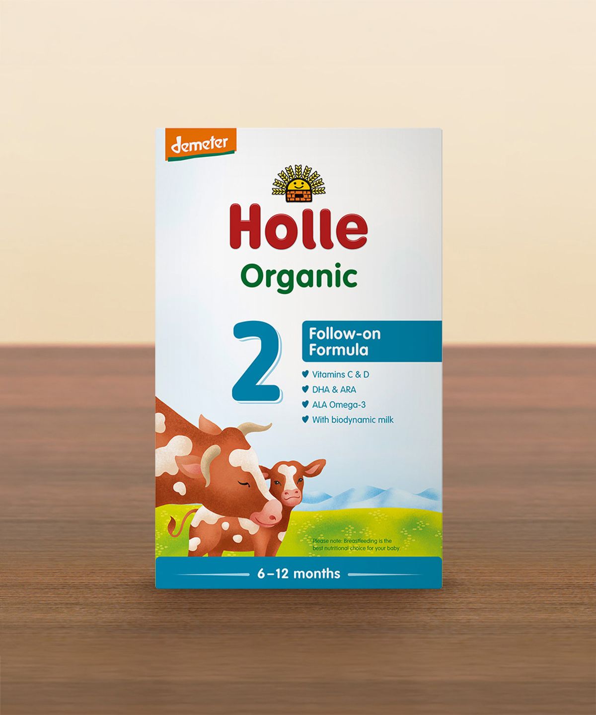 홀레(HOLLE) [홀레] 유기농 분유 2단계 (6~12개월) 500g, 1개