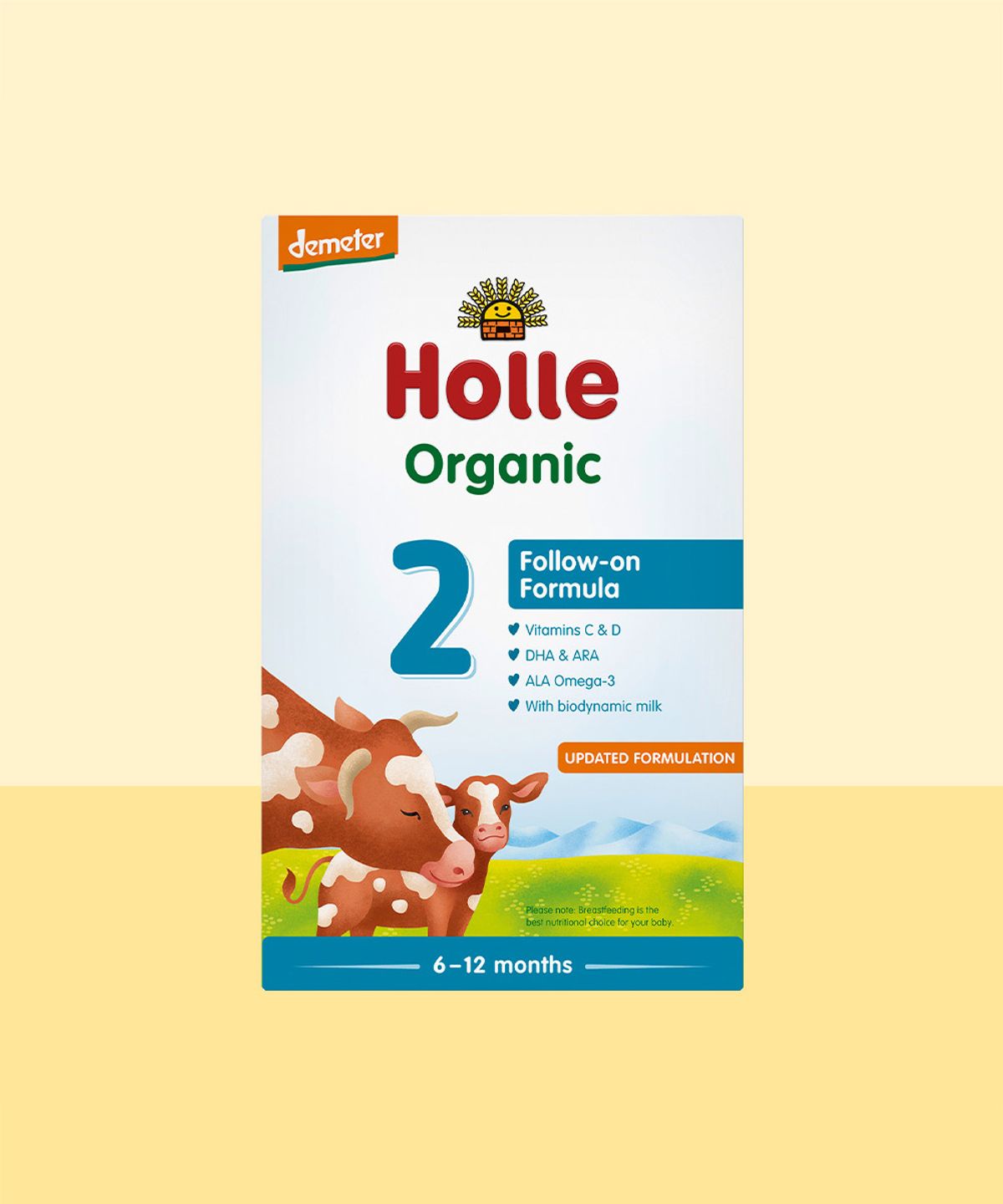 홀레(HOLLE) [홀레] 유기농 분유 2단계 (6~12개월) 500g, 1개