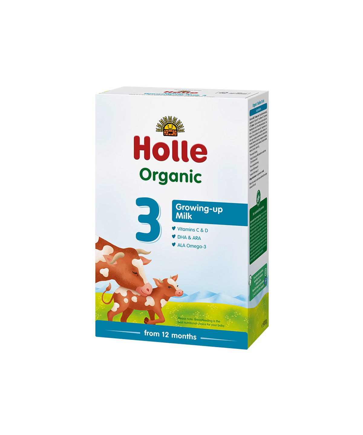 홀레(HOLLE) [홀레] 유기농 분유 3단계 (12개월 부터) 500g, 1개