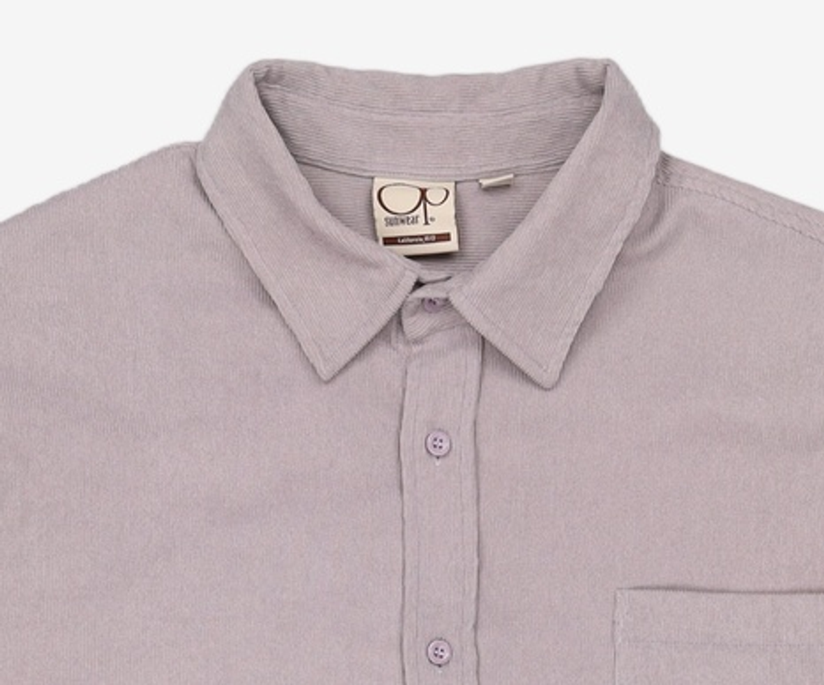 오션퍼시픽(OCEANPACIFIC) LAND CORDUROY SHIRT [LIGHT GRAY] M