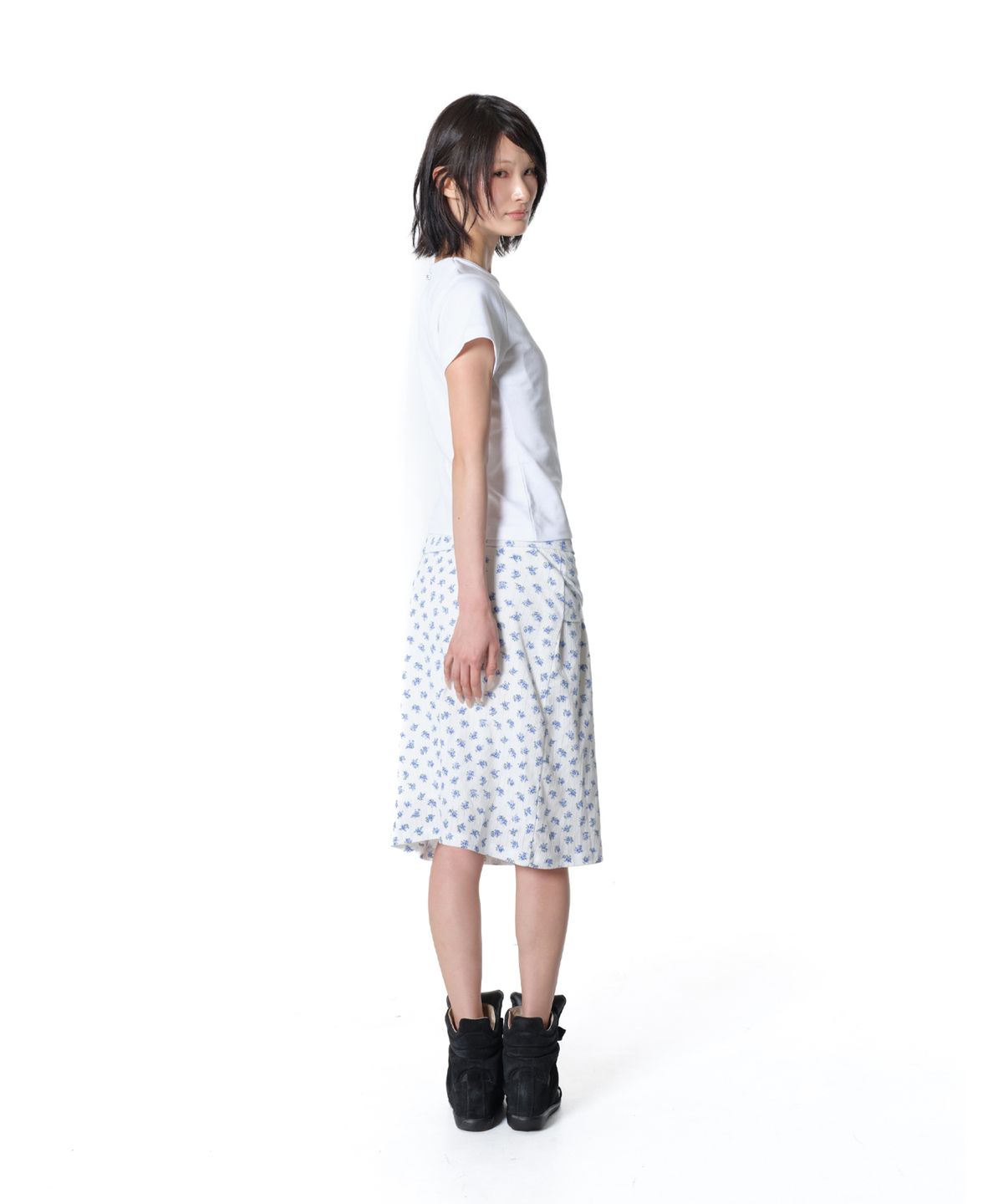 더블에스씨 아카이브(WSC ARCHIVE) Floral tie skirt 004
