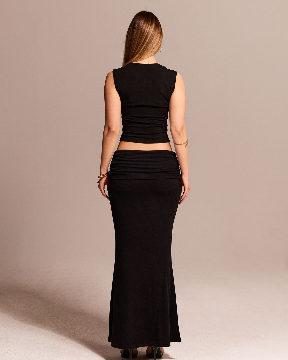 쿨시스(COOLSIS) CS FOLDING MERMAID SKIRT-073 (BLACK)