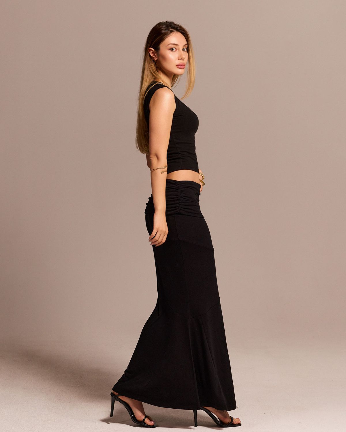 쿨시스(COOLSIS) CS FOLDING MERMAID SKIRT-073 (BLACK)