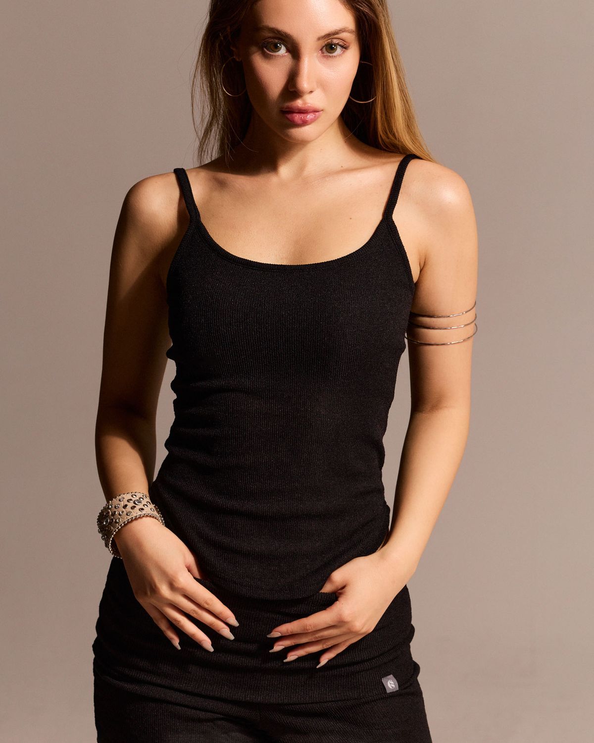 쿨시스(COOLSIS) CS COOL KNIT BRA TOP-072 (BLACK)