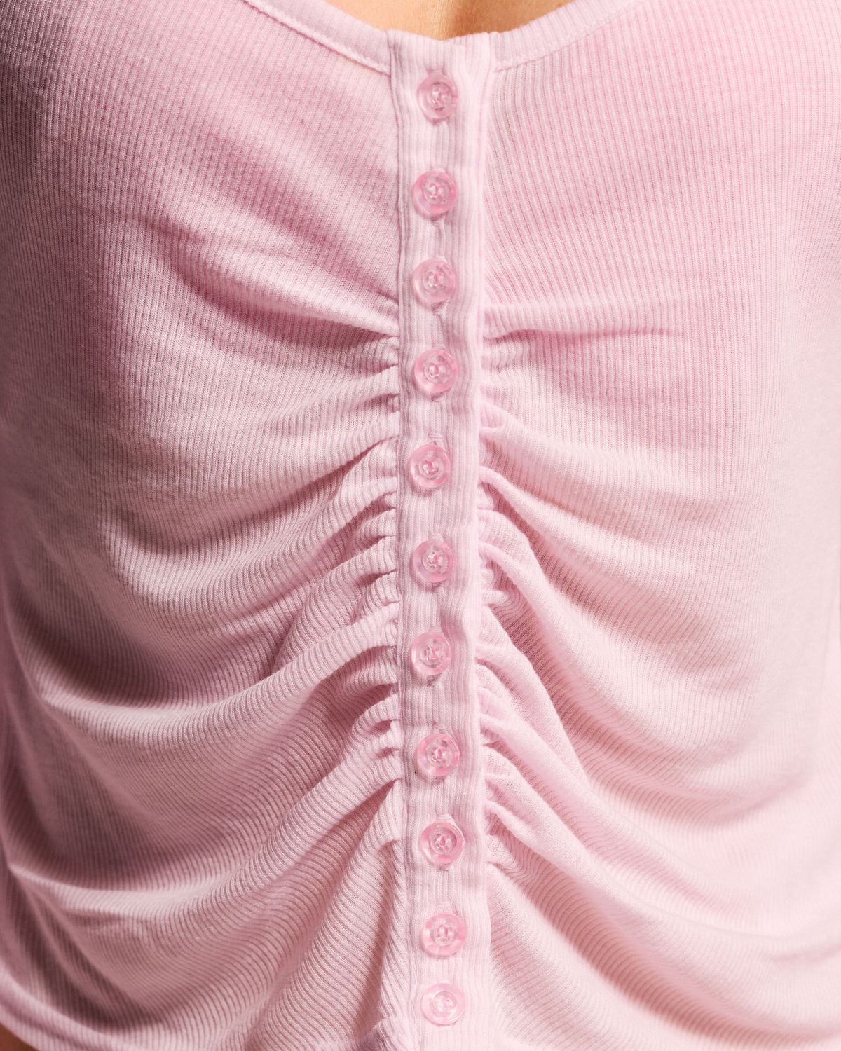 쿨시스(COOLSIS) CS SHIRRING CROP CARDIGAN-028 (PINK)