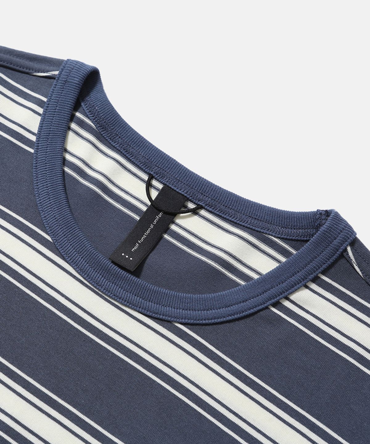 모이프(MOIF) [SS26] ONE POCKET H/S TEE / BLUE STRIPE