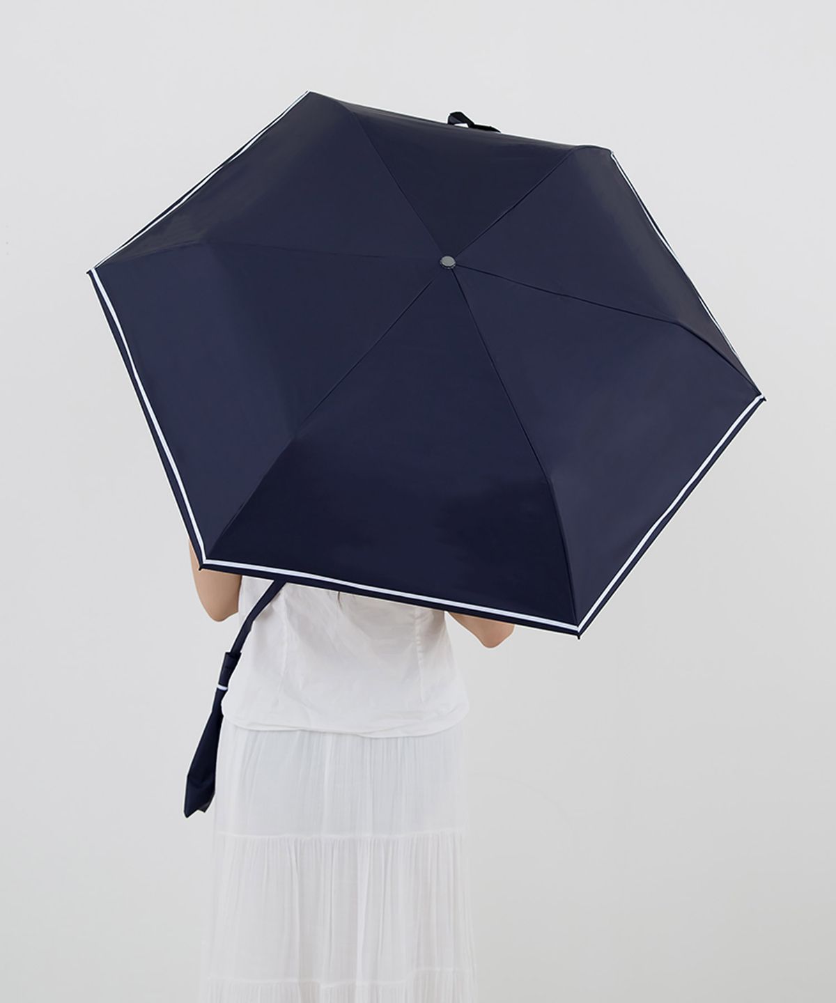세인트스코트 우산(SAINT SCOTT UMBRELLA) 3단 원라인 스트랩 슬림 암막 양우산 - 4COLOR