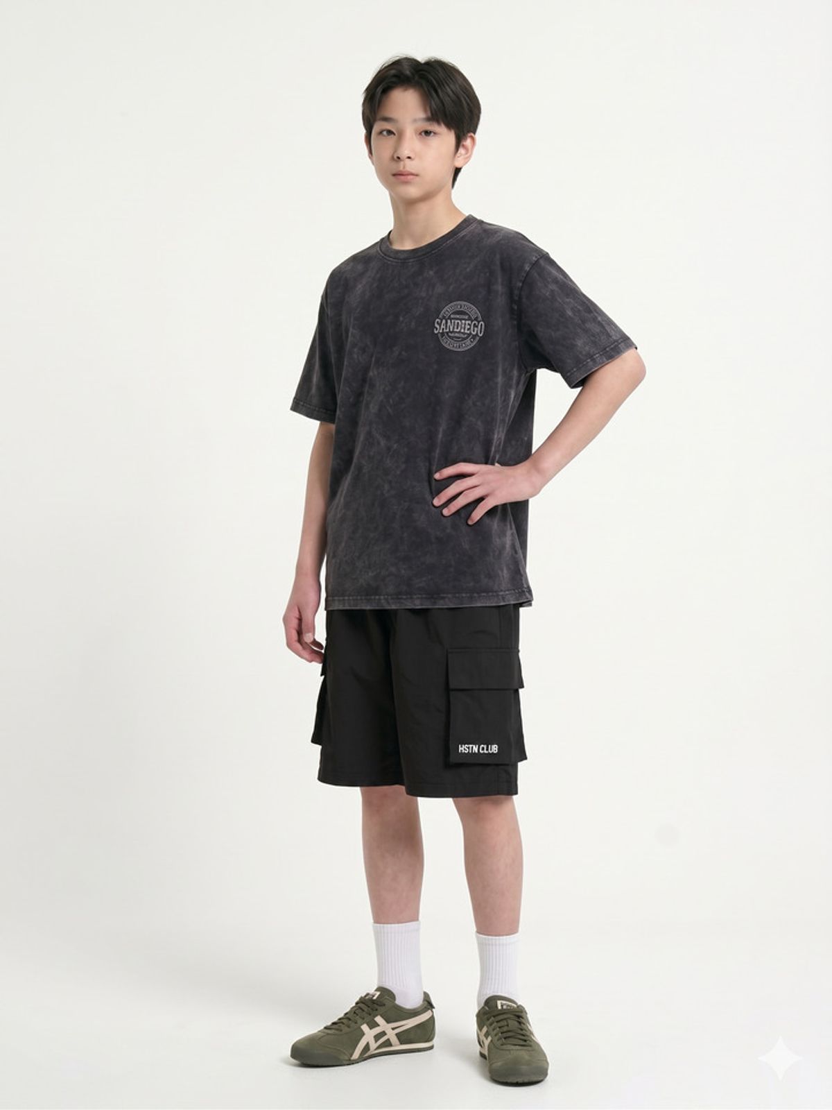 행텐 틴즈(HANGTEN TEENS) 틴즈 스윔 카고 5부 팬츠_100(14570-078-402-69)