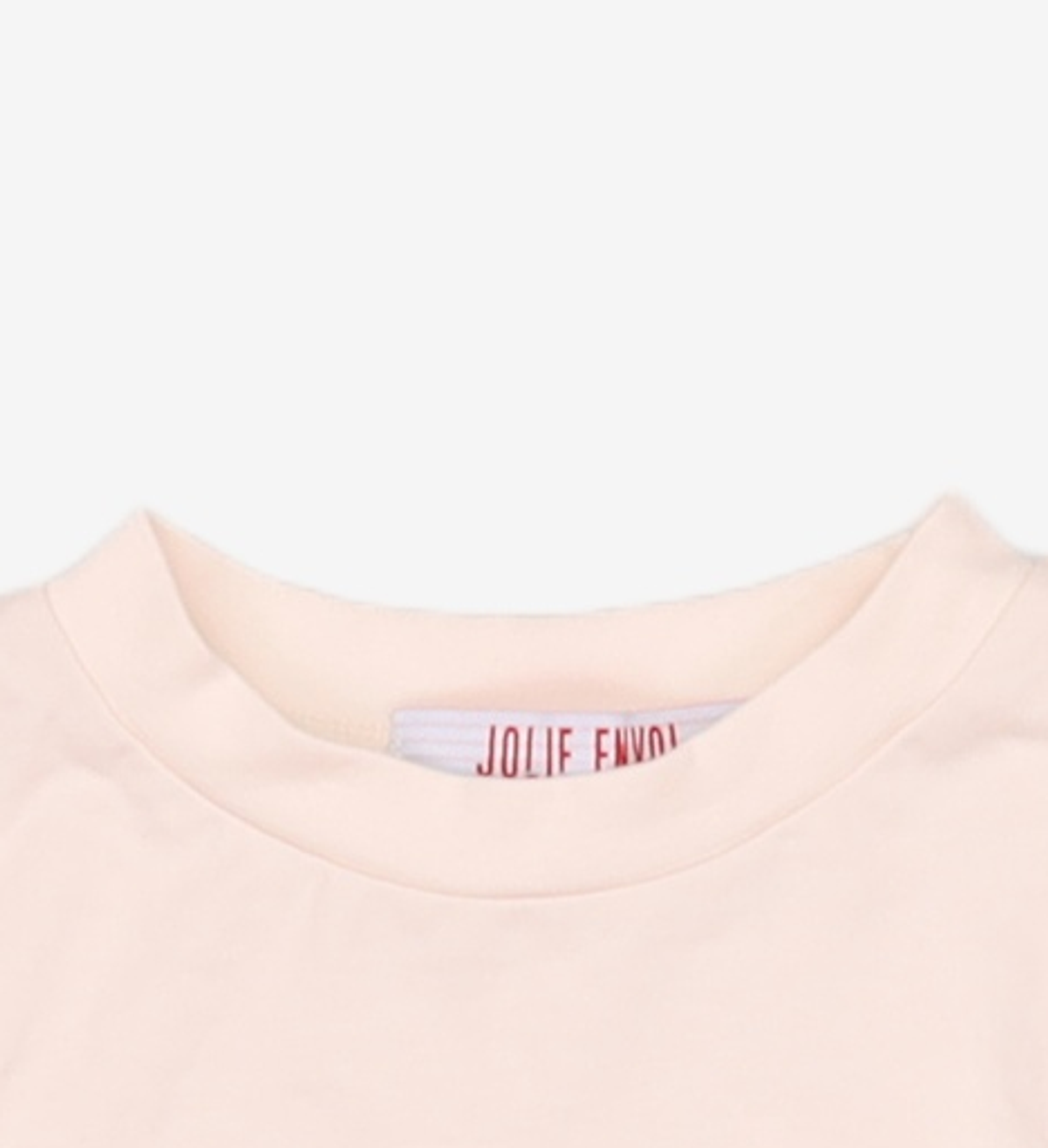 졸리앙볼(JOLIEENVOL) SLIM FIT  SHORT SLEEVE (CREAM) FREE