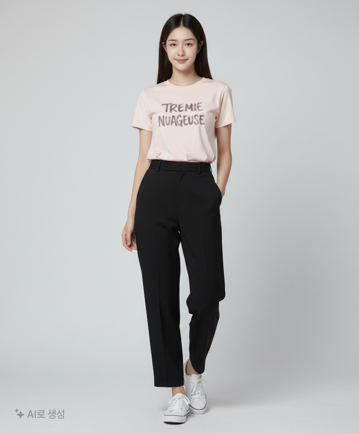 졸리앙볼(JOLIEENVOL) SLIM FIT  SHORT SLEEVE (CREAM) FREE