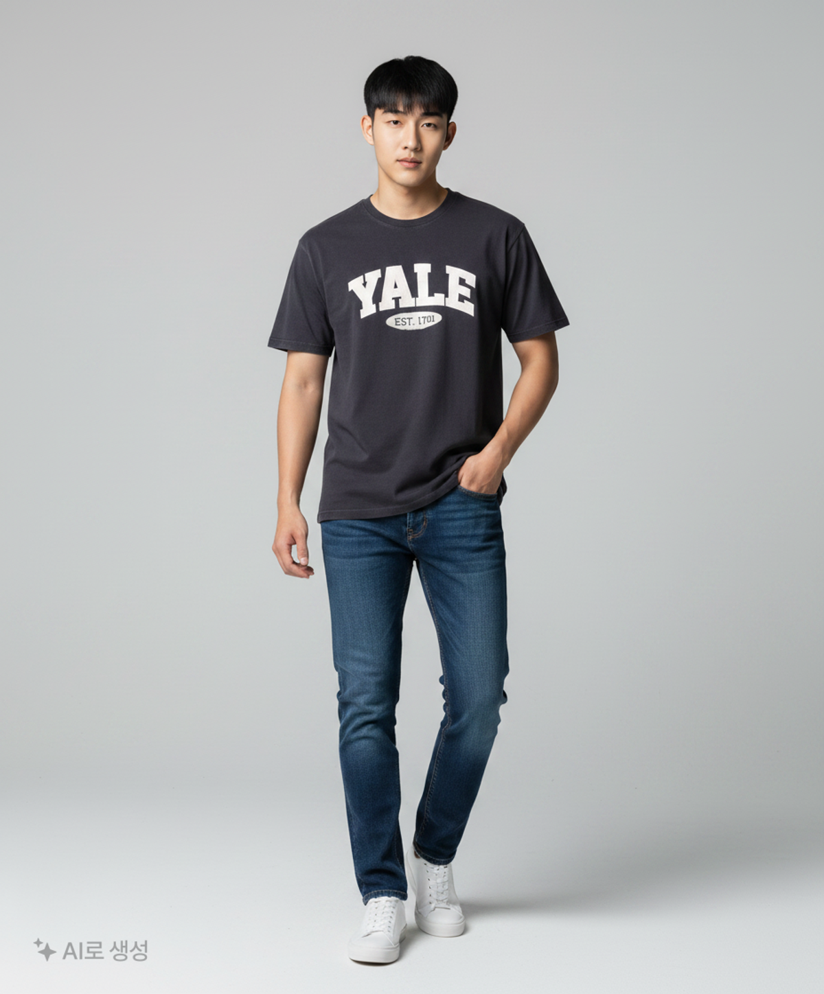 예일(YALE) 반소매 티셔츠 L