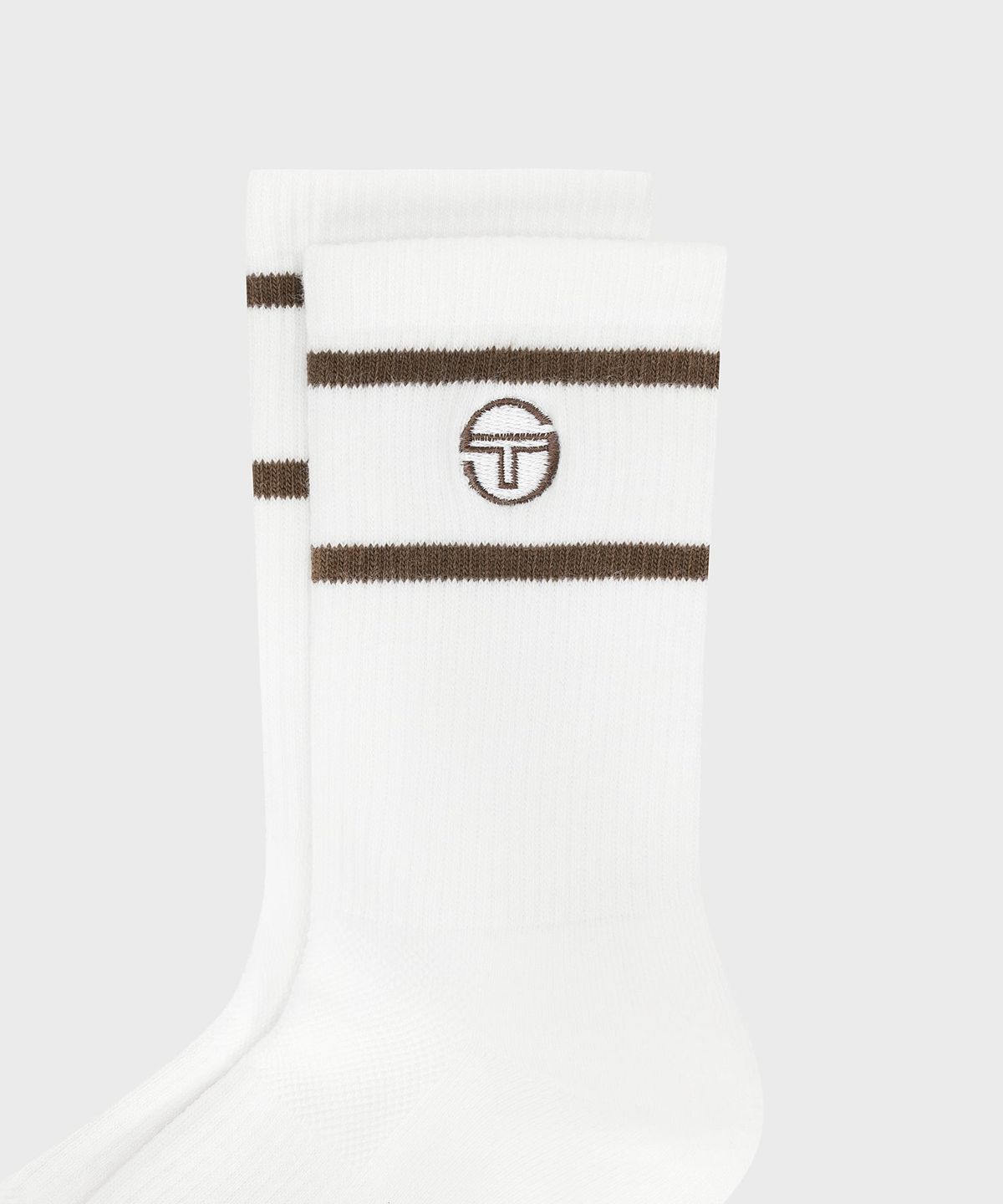 세르지오 타키니(SERGIO TACCHINI) U 스트라이프 크루삭스 (D.Brown)