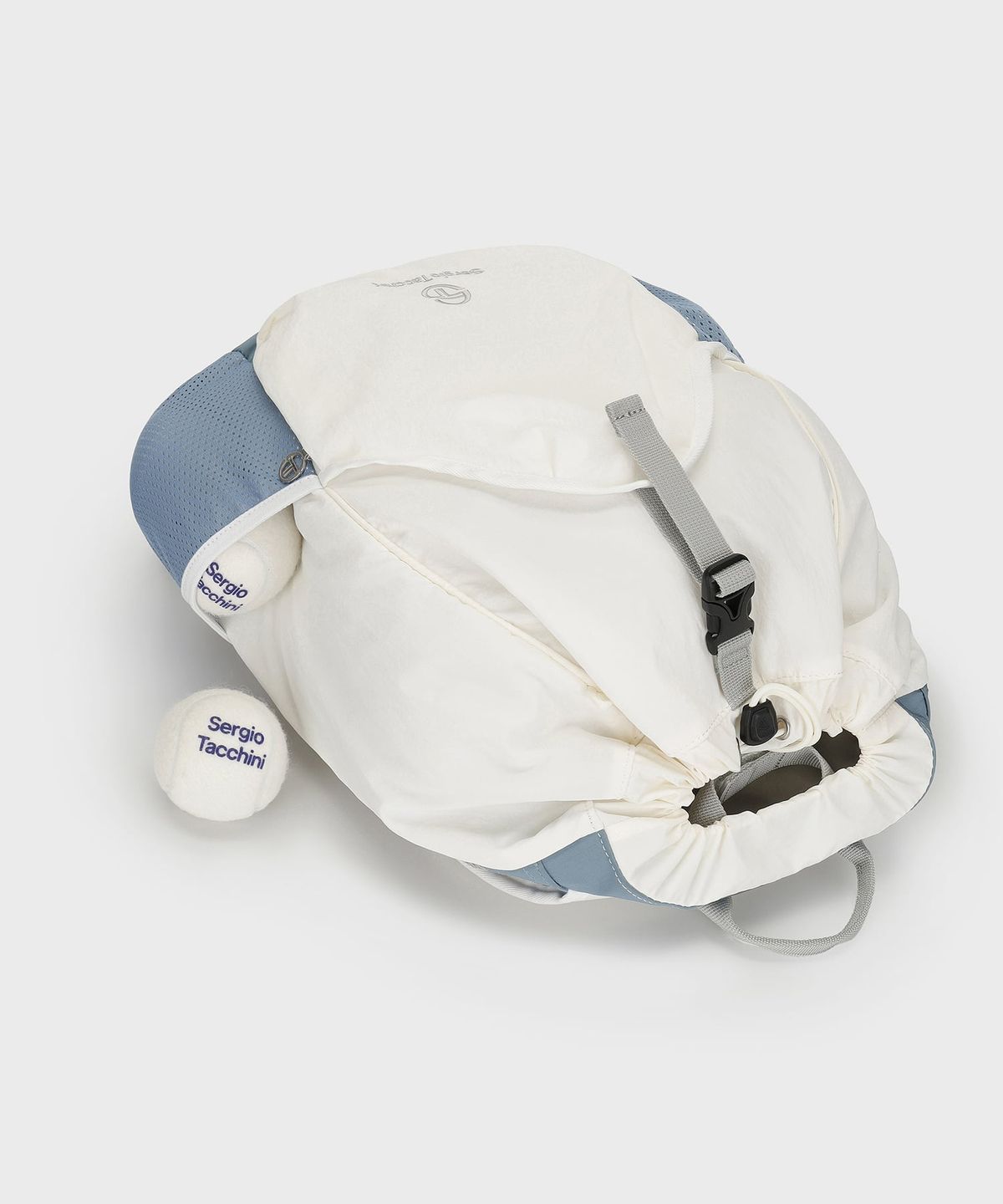 세르지오 타키니(SERGIO TACCHINI) U 버클 드로우 스트링 백팩 (White)