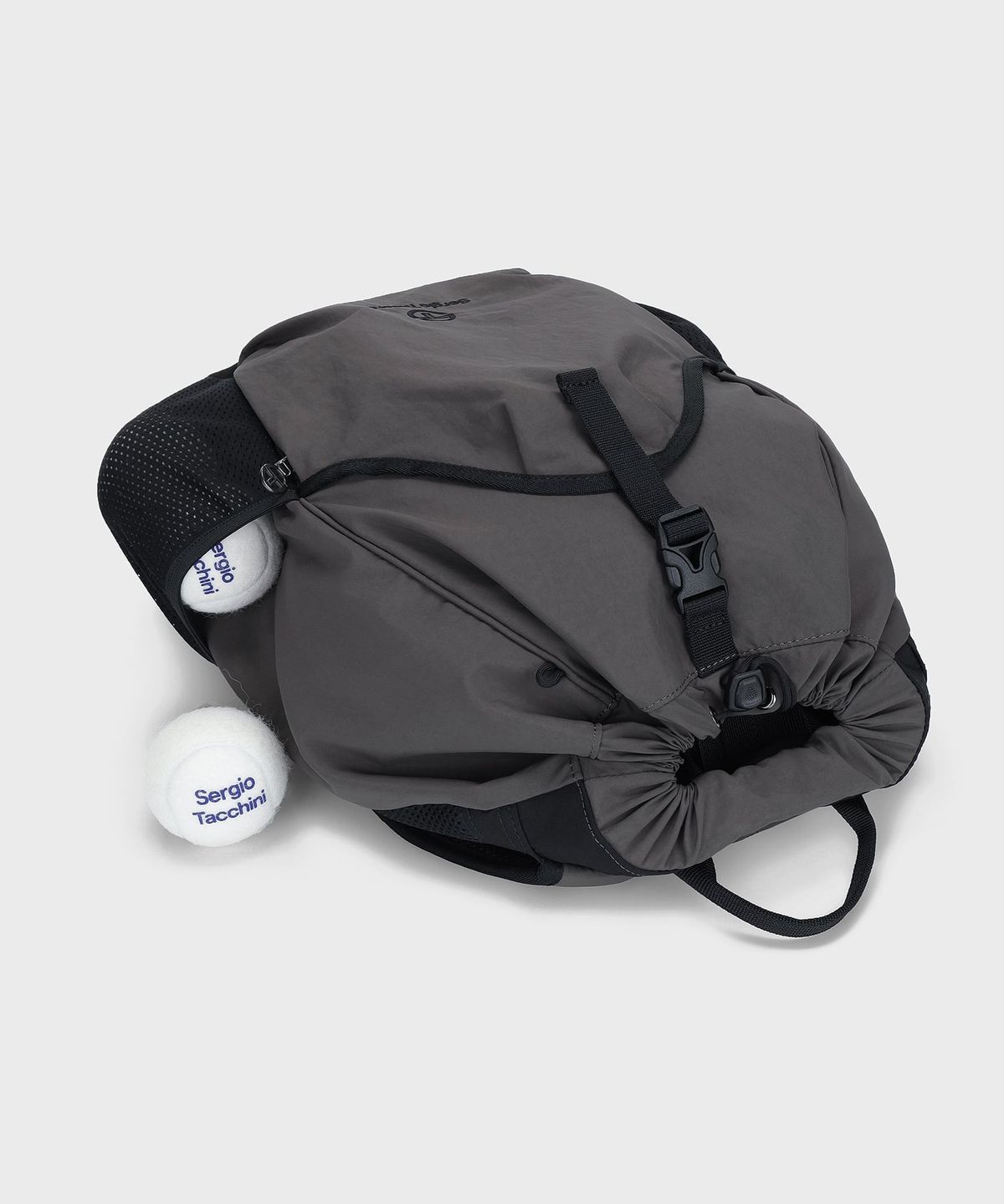 세르지오 타키니(SERGIO TACCHINI) U 버클 드로우 스트링 백팩 (D.Charcoal Grey)