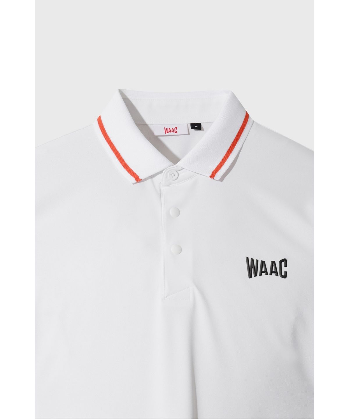 왁(WAAC) Men WAAC Logo Line Polo WMTCM26915WHX