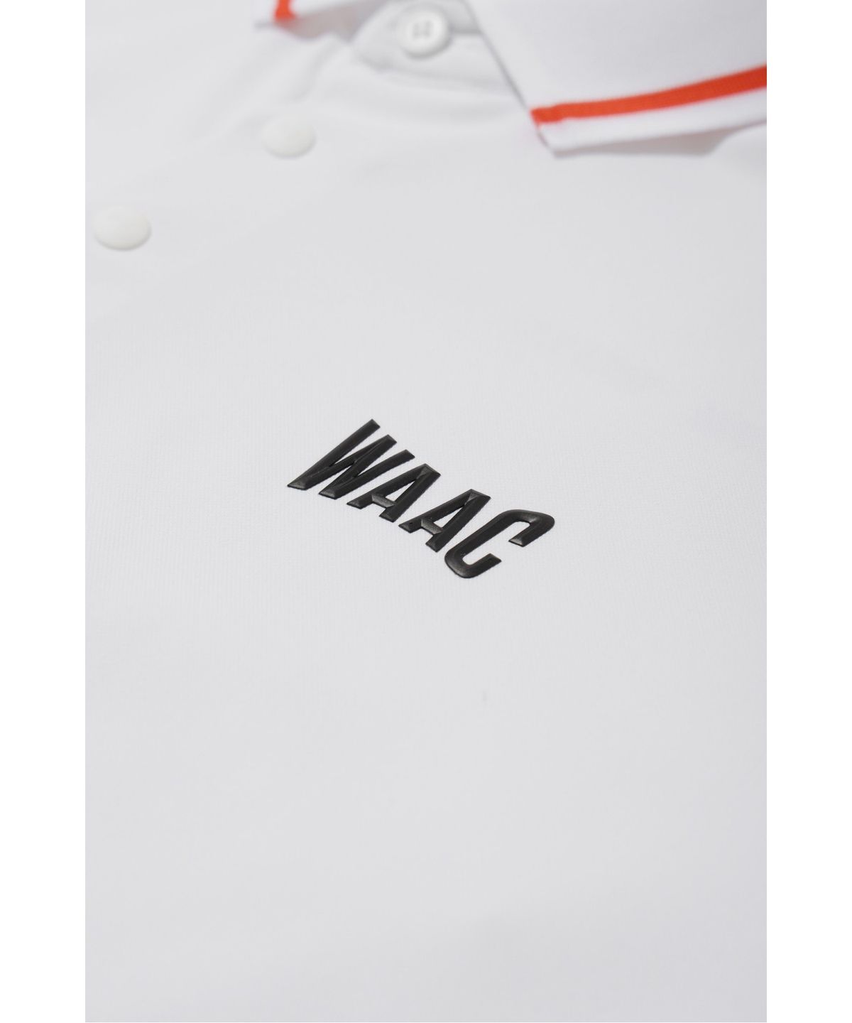 왁(WAAC) Men WAAC Logo Line Polo WMTCM26915WHX