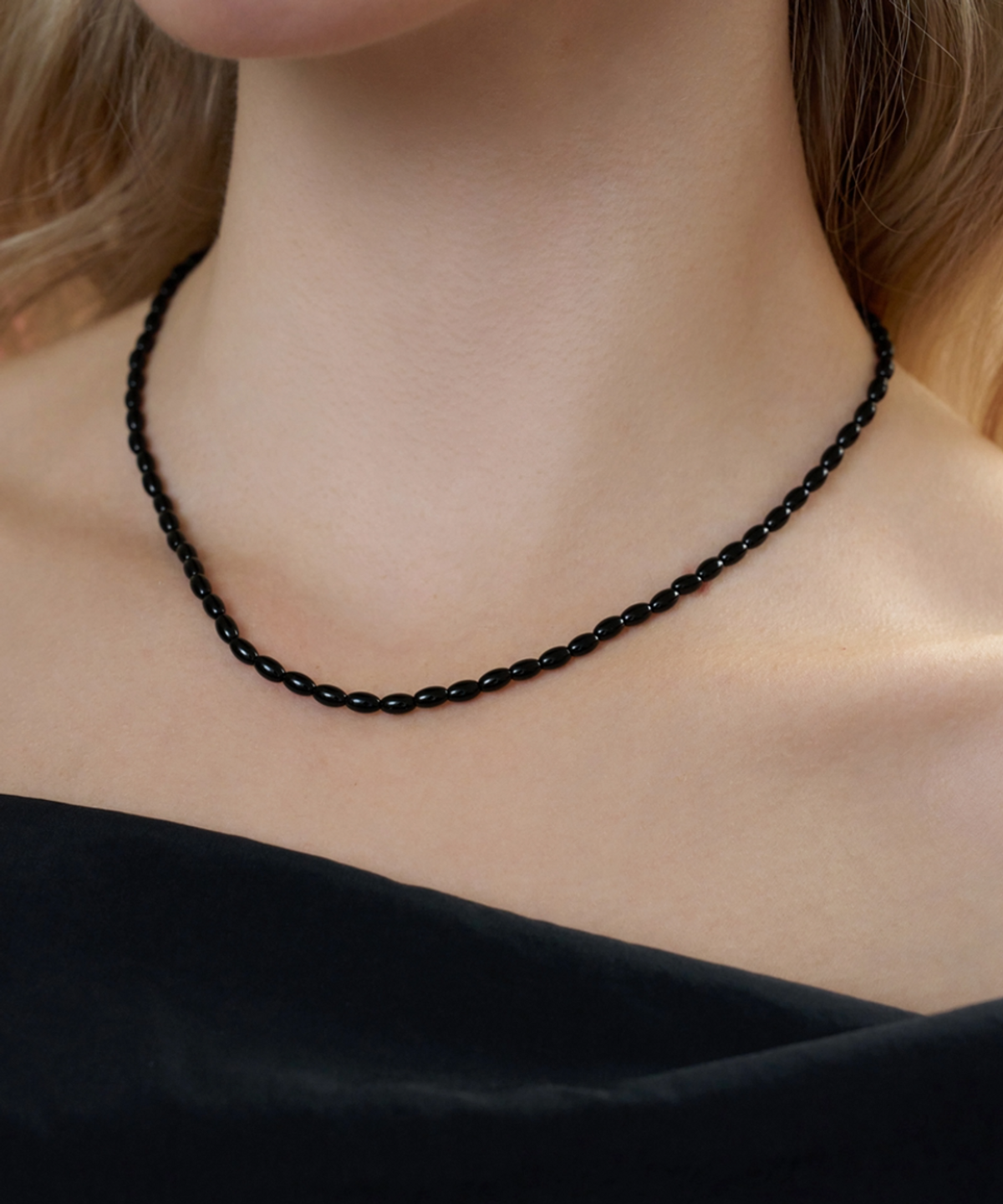 판타스틱 플래닛(FANTASTIC PLANET) color grain necklace (2colors)