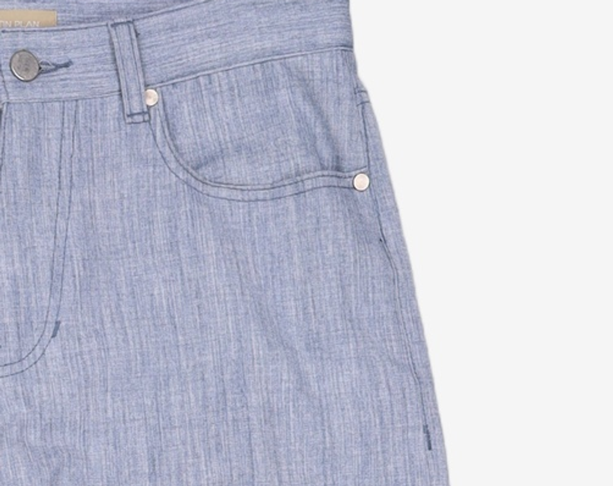 마틴플랜(MARTIN PLAN) Vertical Slap Pants - BLUE M