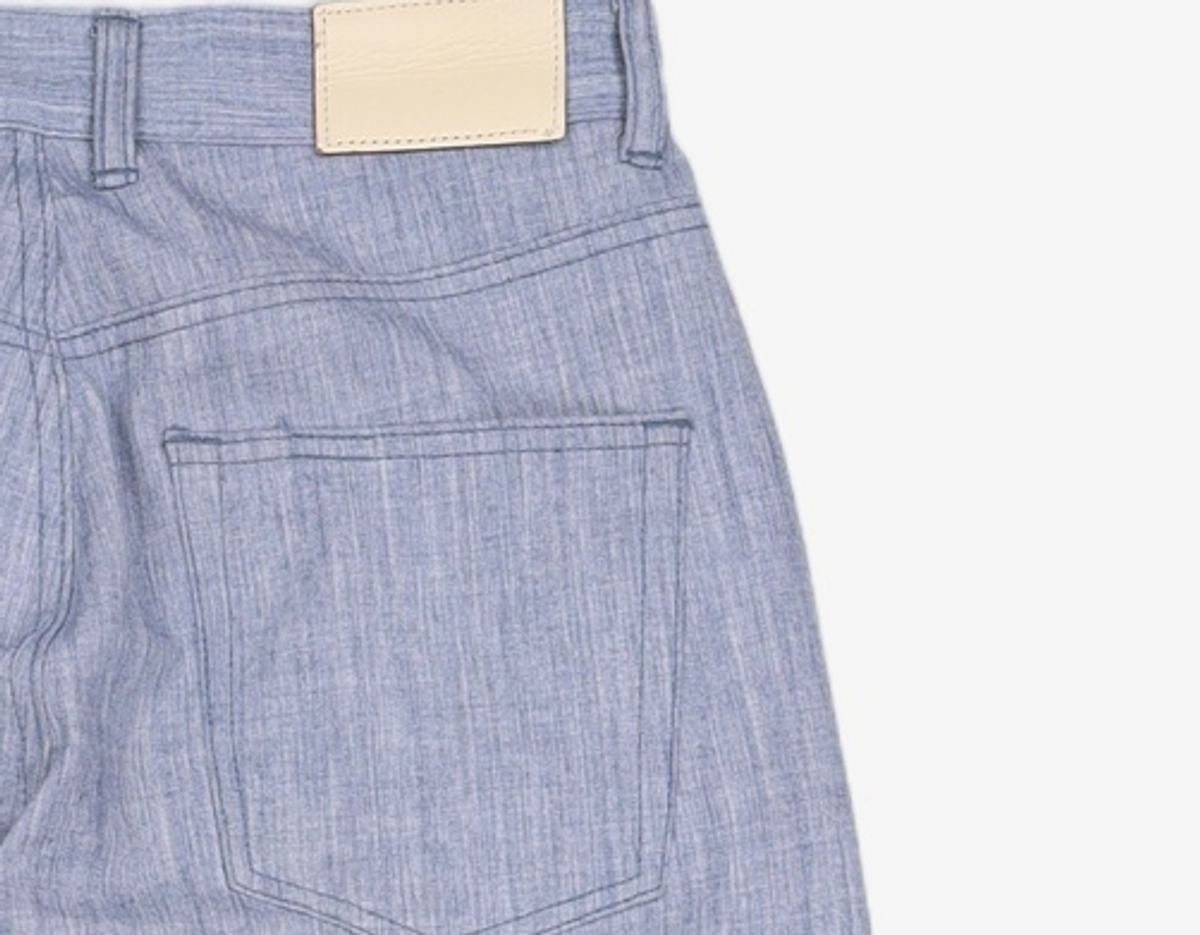 마틴플랜(MARTIN PLAN) Vertical Slap Pants - BLUE M